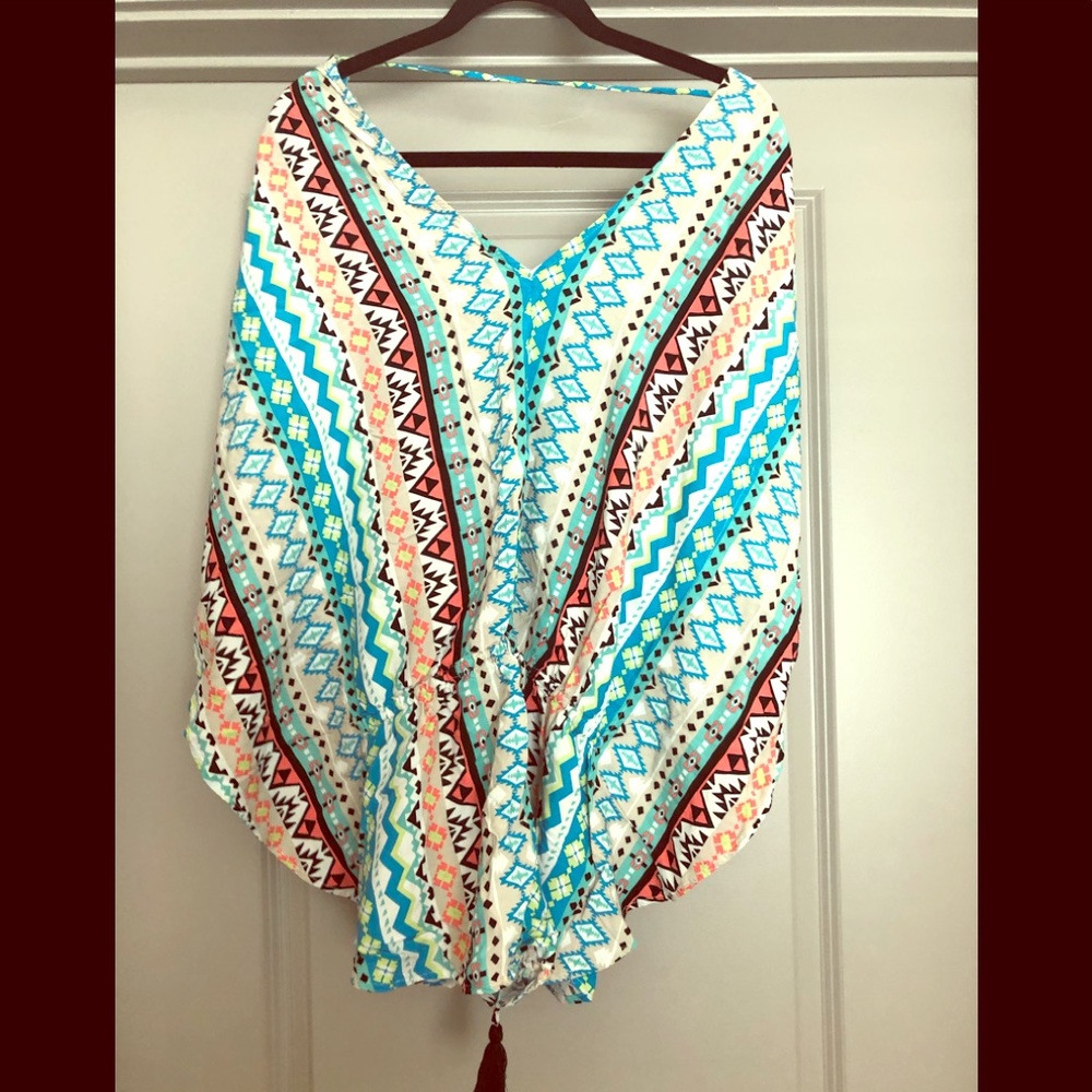 Swim coverup romper. Never worn.